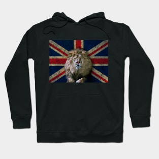 Union Jack With Barbary Lion Hoodie